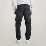 G-STAR Outlet Straight Tapered Denim Cargo Pants Black