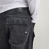 G-STAR Outlet Straight Tapered Denim Cargo Pants Black