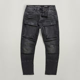G-STAR Outlet Straight Tapered Denim Cargo Pants Black