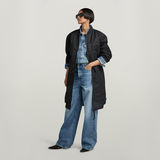 G-STAR Outlet Long Bomber Jacket Black
