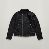 G-STAR Outlet Biker Jacket Black
