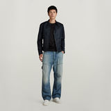 G-STAR Outlet Biker Jacket Dark blue