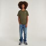 G-STAR Outlet Boys T-Shirt Regular Back Print Green