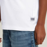 G-STAR Outlet Boys T-Shirt Regular Logo White