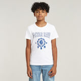 G-STAR Outlet Boys T-Shirt Regular Varsity White