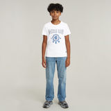G-STAR Outlet Boys T-Shirt Regular Varsity White