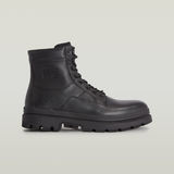 G-STAR Outlet Arron Lace Mid Boots Black