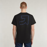 G-STAR Outlet Cut Graphic Loose T-Shirt Black