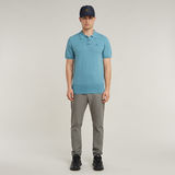 G-STAR Outlet Knitted Polo Medium blue