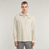 G-STAR Outlet Checquard Tweeter Half Zip White