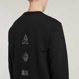 G-STAR Outlet Shipping Graphic Sweater Black