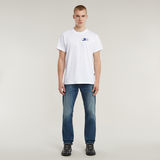 G-STAR Outlet Cut Graphic Loose T-Shirt White