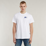 G-STAR Outlet Cut Graphic Loose T-Shirt White