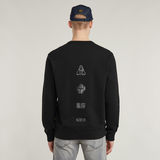 G-STAR Outlet Shipping Graphic Sweater Black