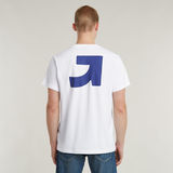 G-STAR Outlet Cut Graphic Loose T-Shirt White