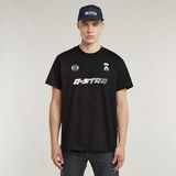 G-STAR Outlet Football Graphic Loose T-Shirt Black