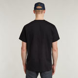 G-STAR Outlet Football Graphic Loose T-Shirt Black