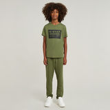 G-STAR Outlet Pantalones de Sudadera Slim Unbrushed para Niños Verde