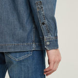G-STAR Outlet 1-Pocket Regular Denim Shirt Medium blue