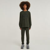 G-STAR Outlet Boys Sweat Pants Slim Unbrushed Grey