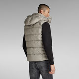 G-STAR Outlet G- Whistler Padded Hooded Vest Grey