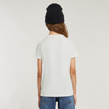 G-STAR Outlet Top Slim Comic para Niñas Blanco