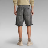 G-STAR Outlet Unisex Pleated Relaxed Chino Shorts Grey