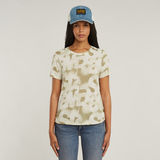 G-STAR Outlet Sprayed Letters Top Multi color