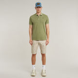 G-STAR Outlet Polo Dunda Overdyed Slim Verde