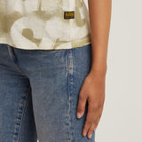 G-STAR Outlet Sprayed Letters Top Multi color