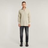 G-STAR Outlet Overdyed Half Zip Tweeter Beige