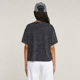 G-STAR Outlet Camiseta Washed G-Script Gris