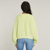 G-STAR Outlet Overdyed Oversized Sweater Green