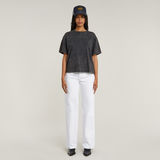 G-STAR Outlet Camiseta Washed G-Script Gris