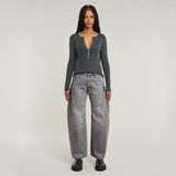 G-STAR Outlet Deep V-neck Slim Top Grey