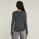 G-STAR Outlet Deep V-neck Slim Top Grey