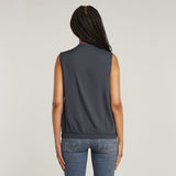 G-STAR Outlet Top Stand Up Collar Gris