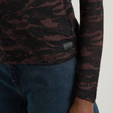 G-STAR Outlet Top Fine Lace AOP Slim Multi color