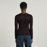 G-STAR Outlet Top Fine Lace AOP Slim Multi color