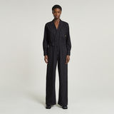 G-STAR Outlet Tailored Wrap Jumpsuit Black