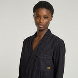 G-STAR Outlet Tailored Wrap Jumpsuit Black
