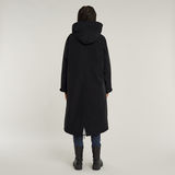 G-STAR Outlet Long Hooded Parka Black