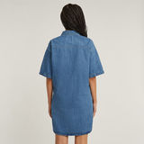 G-STAR Outlet Modular Shirt Dress Medium blue