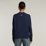 G-STAR Outlet Logo Mock Top Dark blue