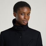G-STAR Outlet Empral Wool Trench Dark blue
