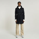 G-STAR Outlet Empral Wool Trench Dark blue