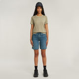 G-STAR Outlet Overdyed Front Seam Top Beige