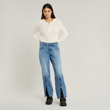G-STAR Outlet Judee Biker Low Waist Loose Jeans Light blue
