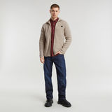 G-STAR Outlet Double Collar Knitted Sweater Jacket Multi color
