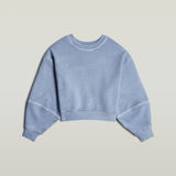 G-STAR Outlet Overdyed Big Sleeve Oversized Sweater Light blue